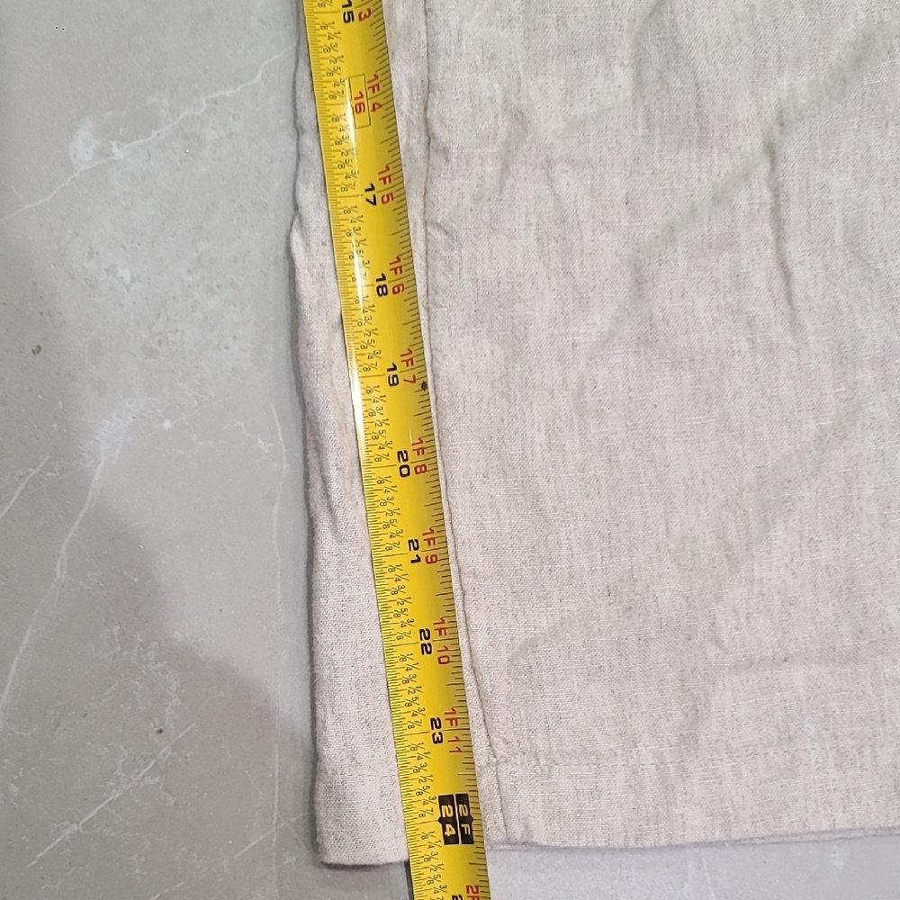 Abercrombie & Fitch Cream Wide Leg Pants - Picture 7 of 12
